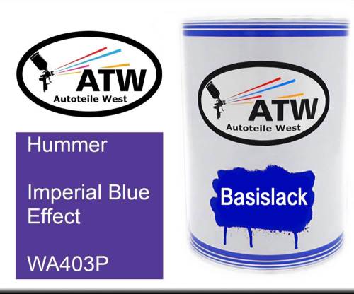 Hummer, Imperial Blue Effect, WA403P: 500ml Lackdose, von ATW Autoteile West.